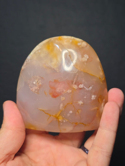 Carnelian Flower Agate Freeform