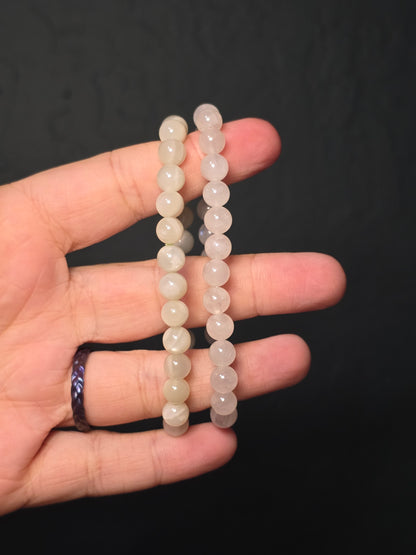 White Moonstone Bracelet