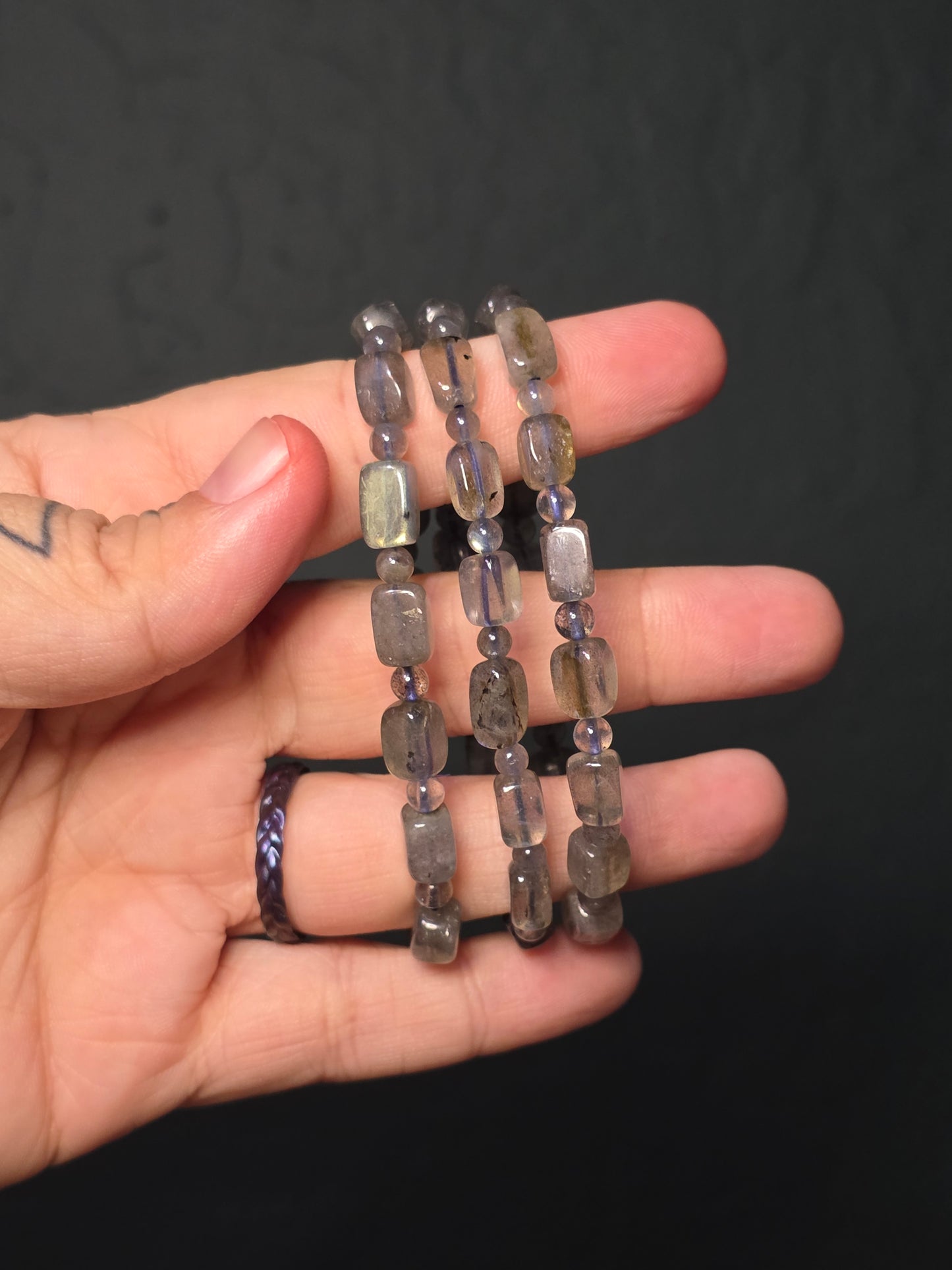 Labradorite Mixed Bead Bracelet
