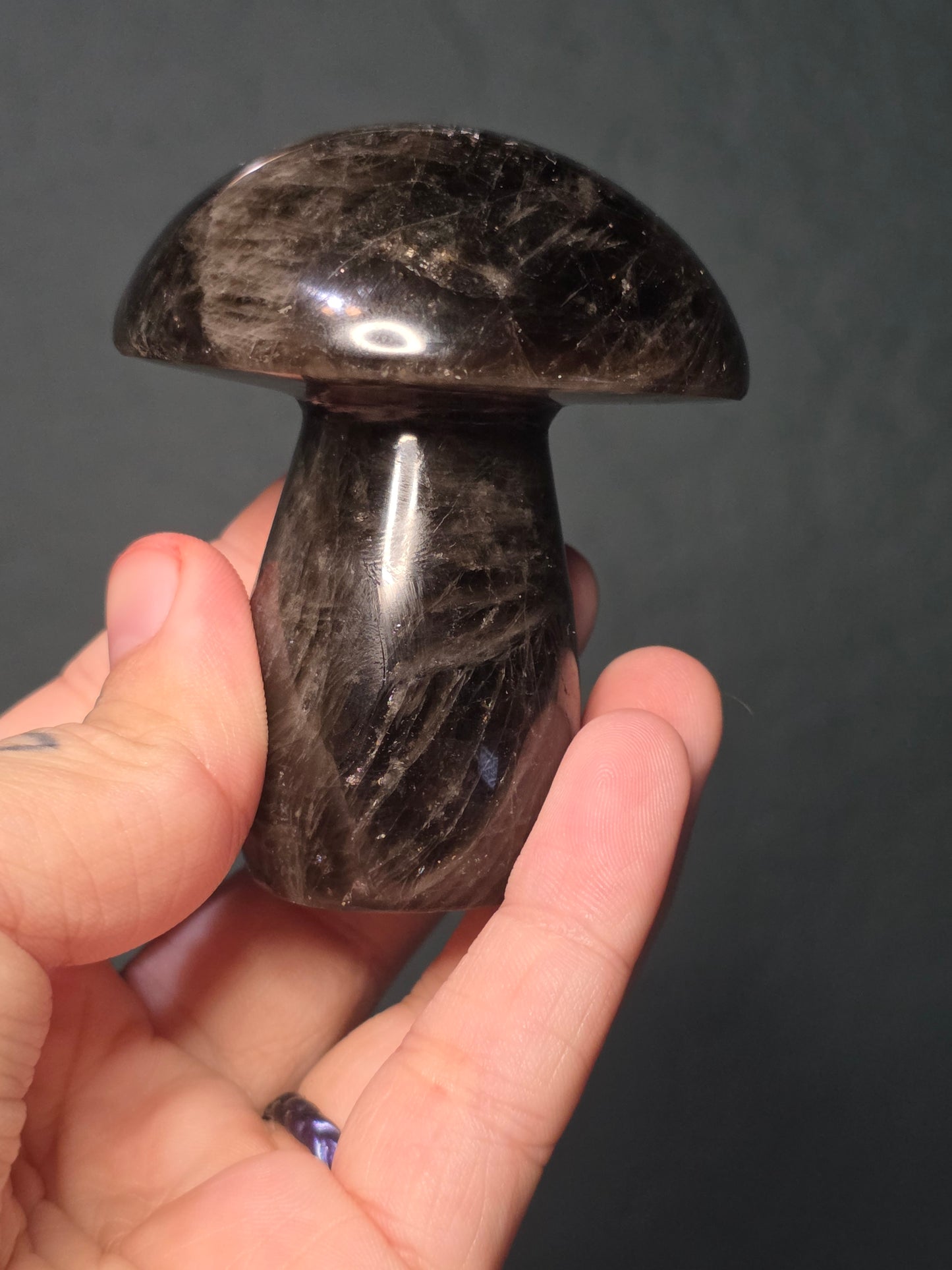 Smoky Quartz Mushroom
