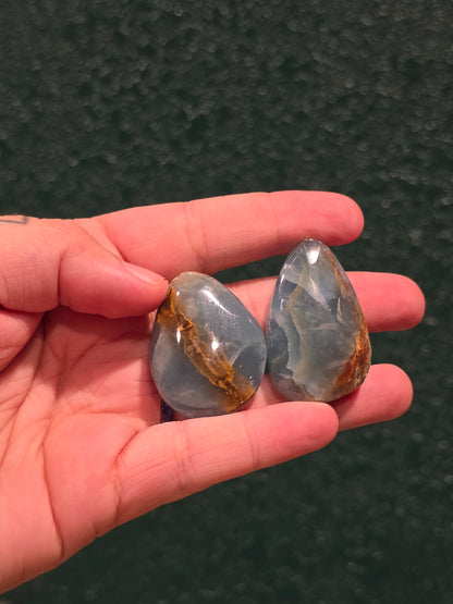 Blue Onyx Cabochon