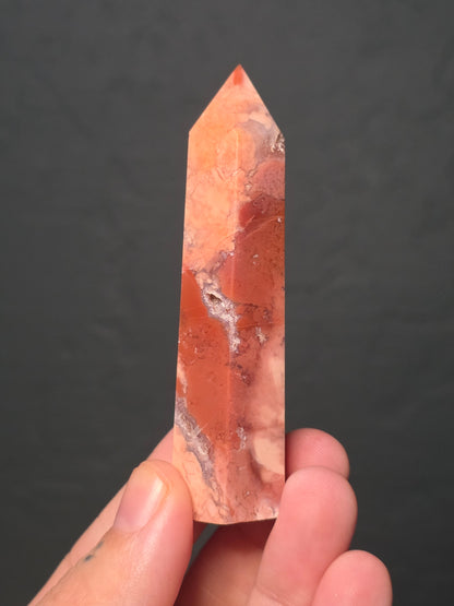 Cotton Candy Agate Towers - UV Reactive