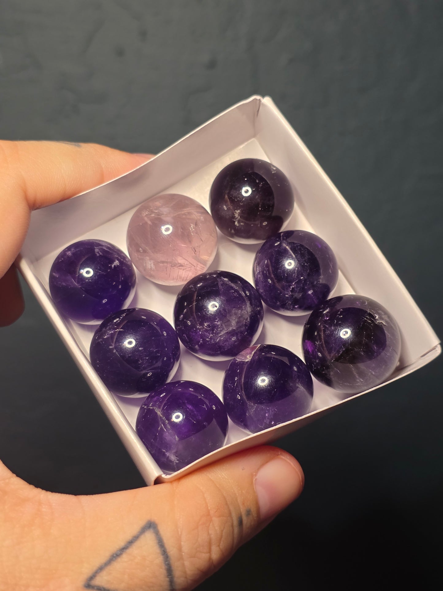 Mini Amethyst Spheres