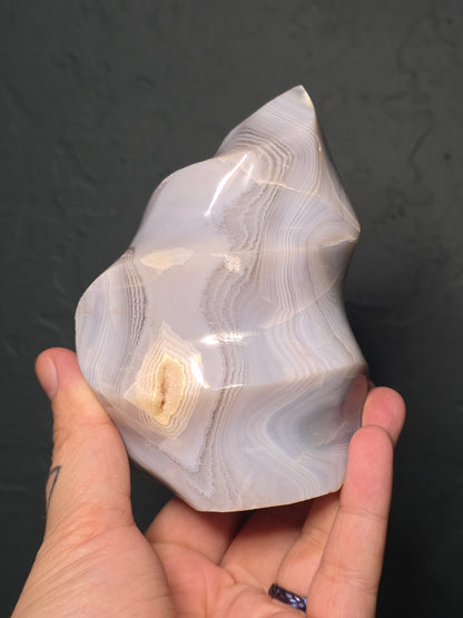 Banded Orca Agate Flame