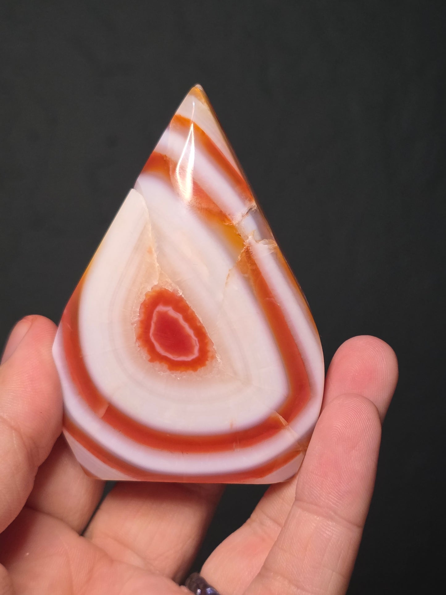 Carnelian Tear Drop
